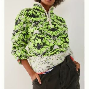 Anthropologie Cristina Fuzzy Fleece Pullover large NEW!